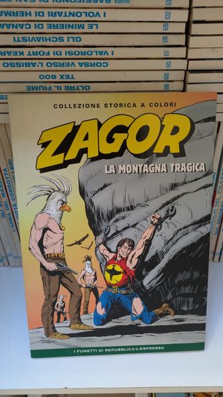 Lotto 5 fumetti Zagor a colori