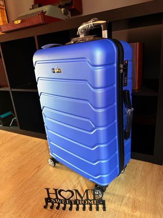 Maleta mediana azul - viaje