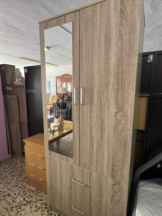 Armario 2 puertas - marrón