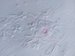 Sábanas algodón bordadas blancas