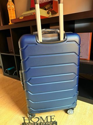 Maleta mediana azul - viaje