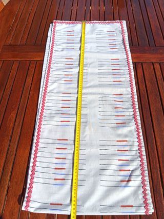 2 caminos mesa algodón 37x175cm