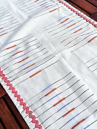 2 caminos mesa algodón 37x175cm