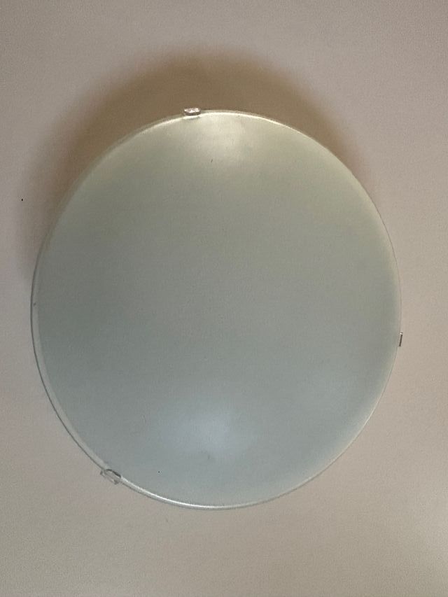 Plafón cocina cristal mate blanco