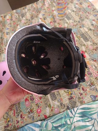 2 Cascos bici niña rosa