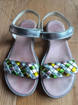 Sandalias Pablosky niña plata