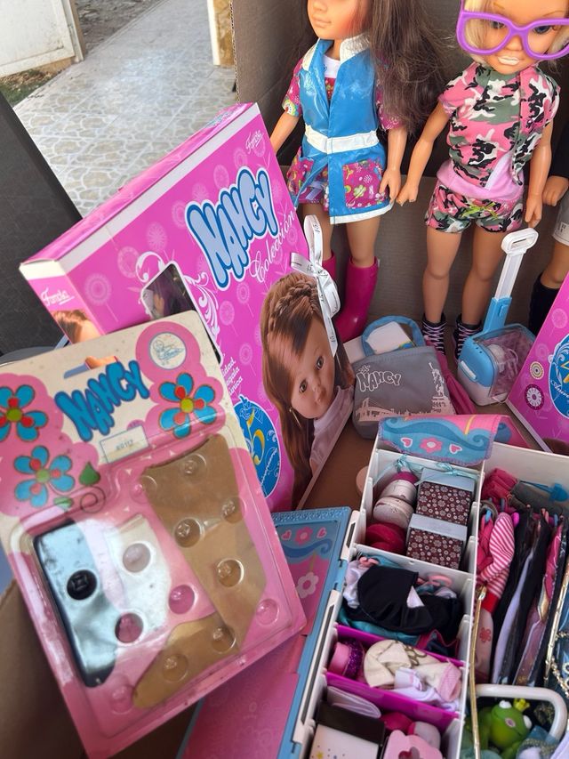 Lote 3 Muñecas Nancy + Accesorios