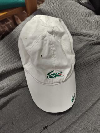 Gorra Lacoste blanca