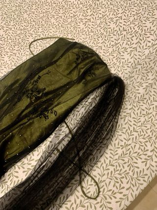 Vestido fiesta/boda verde oliva talla M/40