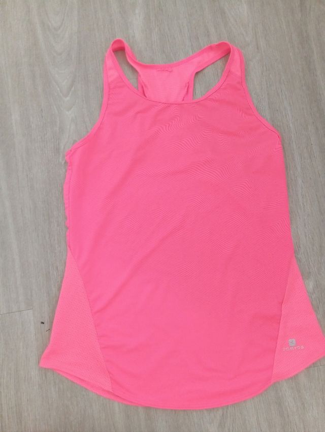 Conjunto deportivo mujer rosa y negro