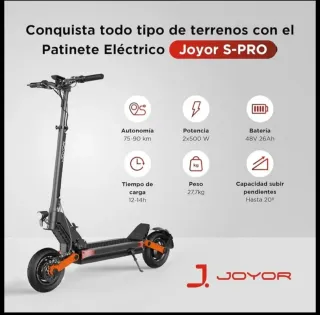
Patinete Eléctrico Joyor S-Pro