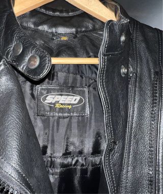 Chaqueta moto piel mujer