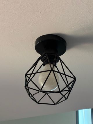 Aplique techo negro - Moderno