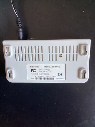 Switch Ethernet SURECOM EP-805SX 5 puertos