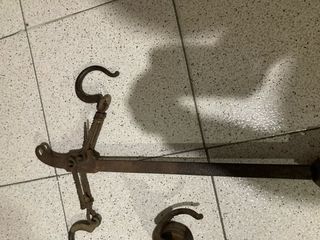 Báscula romana antigua