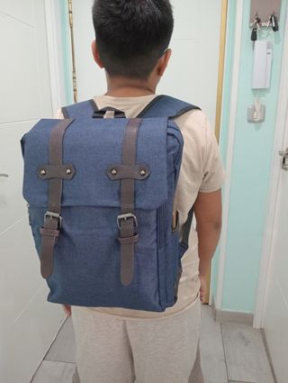 Mochila azul marino