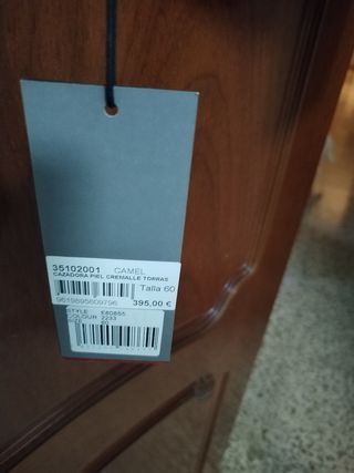 Chaqueta ante Torras marrón