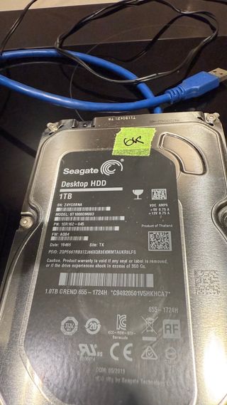 HDD Seagate 1TB - Disco Esterno