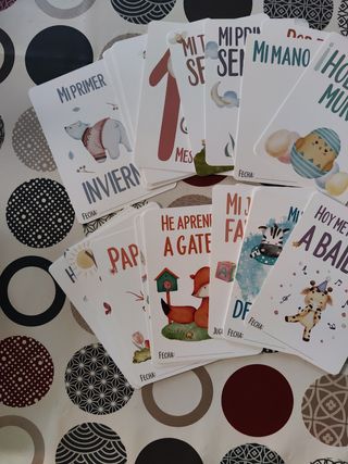 30 Tarjetas Momentos Bebé