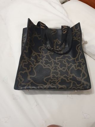 Bolso Tous original negro y marrón