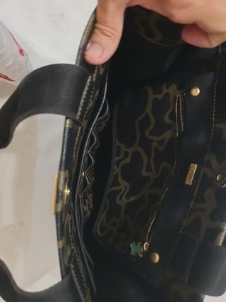 Bolso Tous original negro y marrón