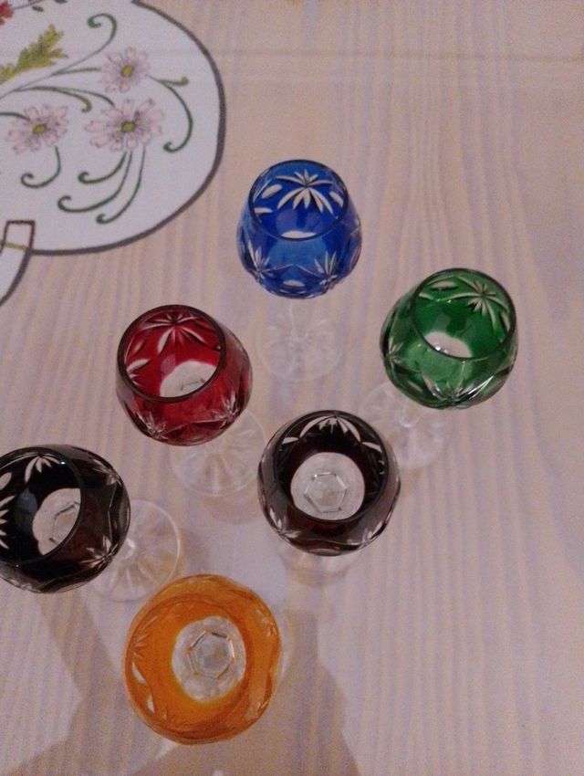 6 Copas Bohemia Cristal