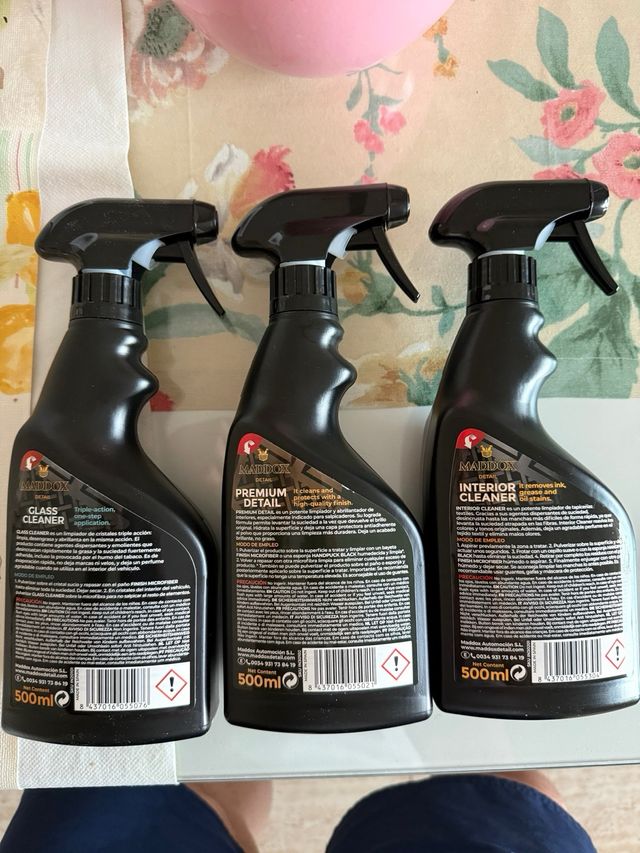 Pack Productos limpieza coche Premium