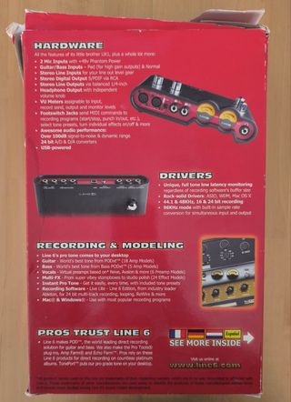 Line 6 Tone Port UX2 - Interfaz Audio