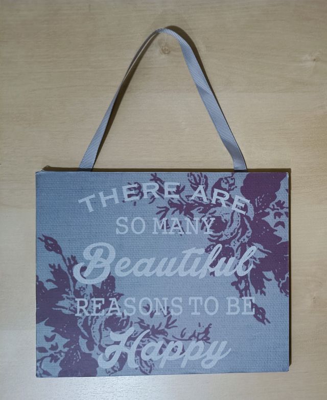 Cuadro decorativo - Razones para ser feliz