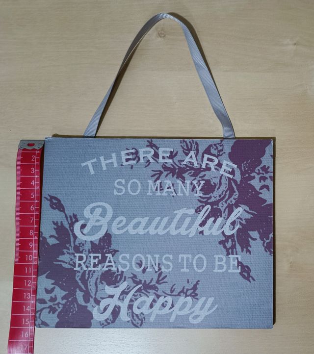 Cuadro decorativo - Razones para ser feliz