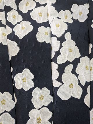 Vestido Carolina Herrera - Azul Marino c/ Flores