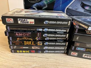 Sega Saturn + 12 juegos