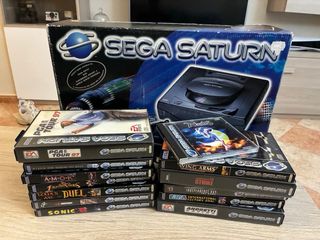 Sega Saturn + 12 juegos
