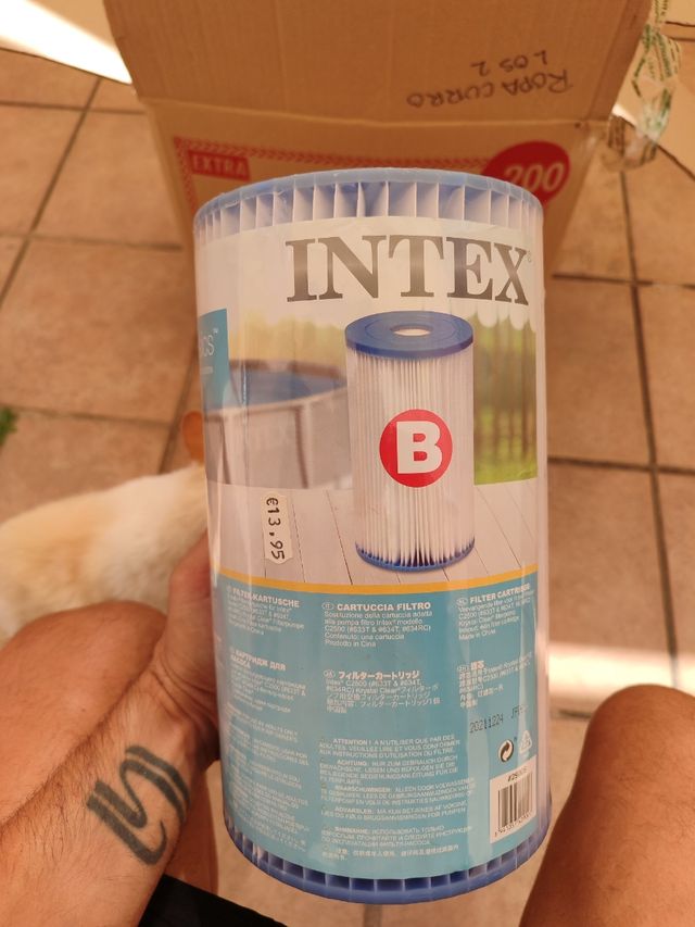 Cartucho filtro INTEX C2500 - Tipo B