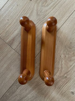 Percha pared madera