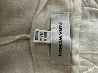 Pantalones Lino Zara - Blancos - M