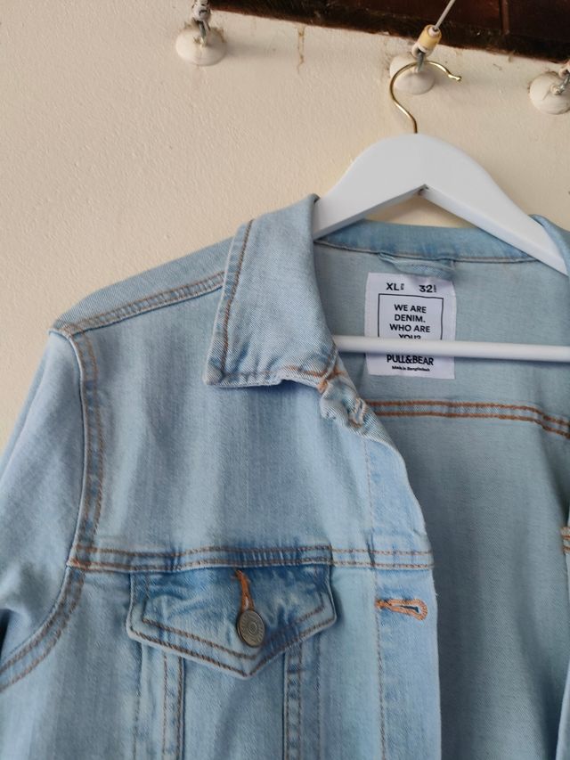 Cazadora vaquera Pull&Bear XL