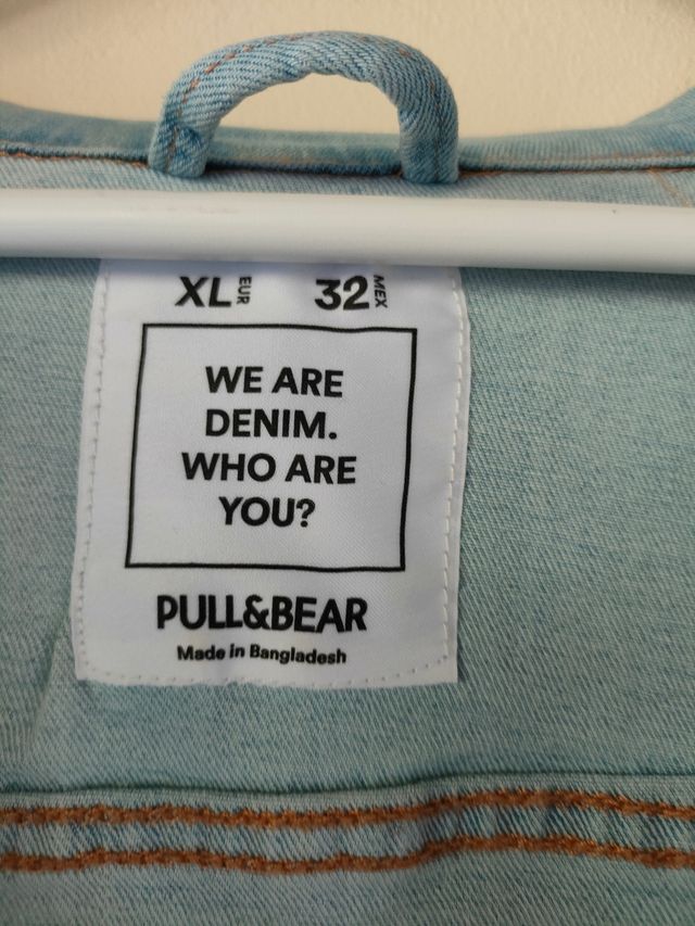 Cazadora vaquera Pull&Bear XL