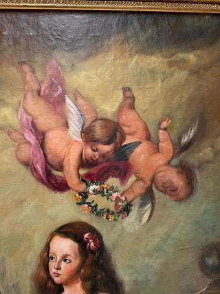 Sant'Anna insegna alla Vergine a leggere,