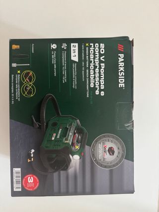 Compressore/Pompa Parkside 20V ricaricabile