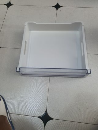 Cajón nevera blanco