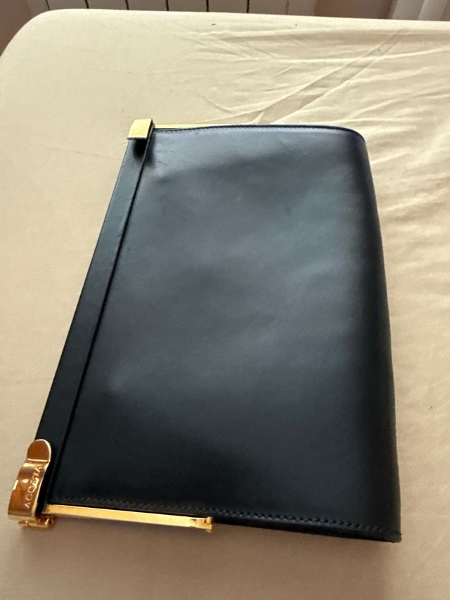 Bolso ACOSTA negro y dorado