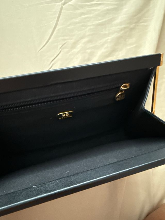 Bolso ACOSTA negro y dorado