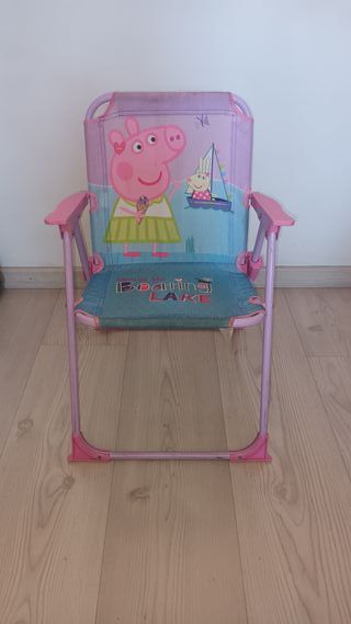Silla Peppa Pig infantil plegable