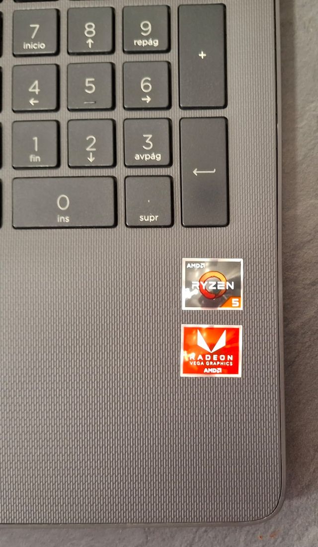 Portátil HP Ryzen 5 256GB/16GB