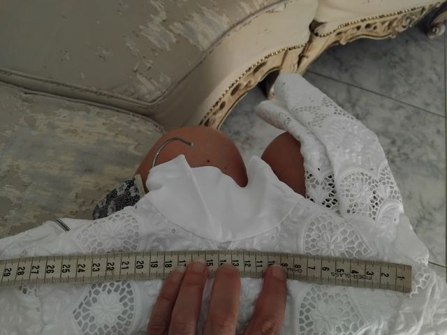 Abito pizzo sangallo bianca