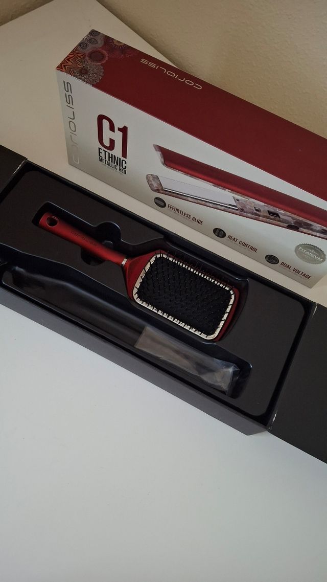 Plancha Corioliss C1 Ethnic Rojo