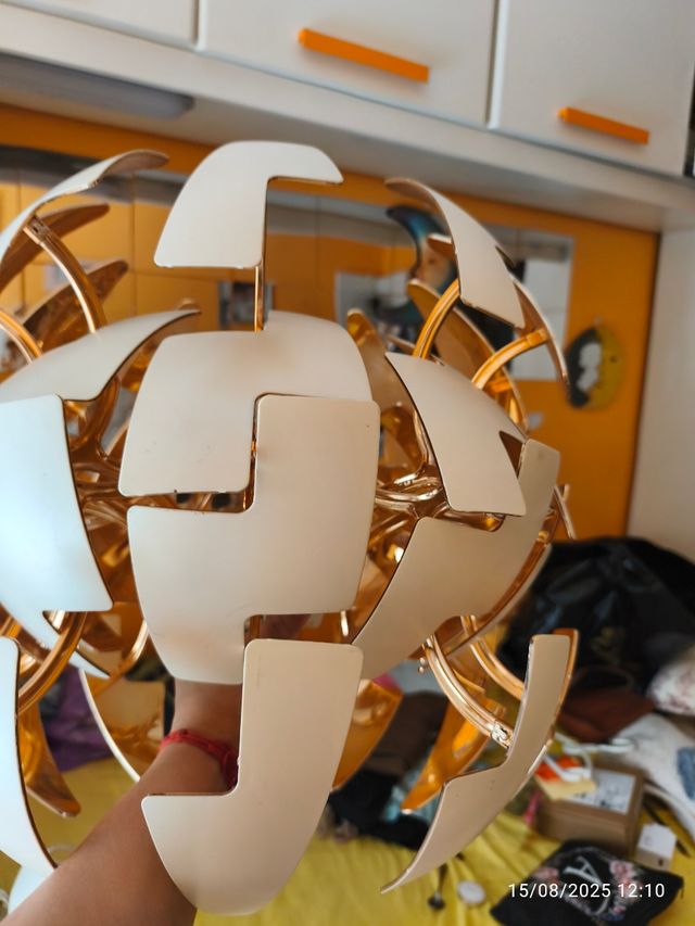 Lampara IKEA blanca - Esférica