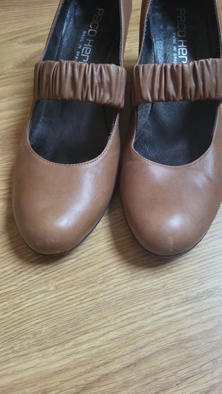 Zapatos Paco Herrero Piel Marrón - 38