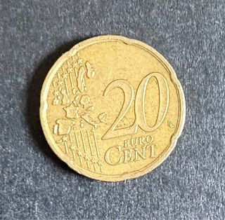 Moneda de 20 céntimos Alemania 2003 Ceca G